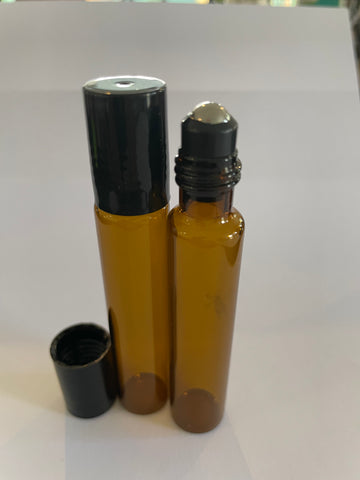 10ml Amber Glass Roller Bottle (Tall) new product